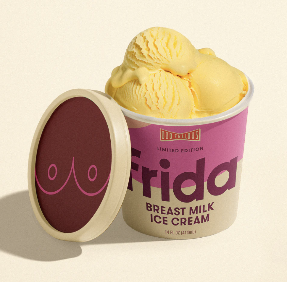 breast milk ice cream